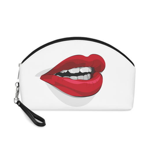 Chic Makeup Bag with Bold Lip Design - Perfect Gift for Beauty Lovers